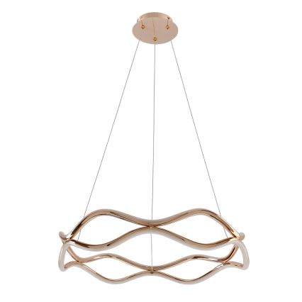 LED полилей на кабел VAVE LED/28W/230V розово злато