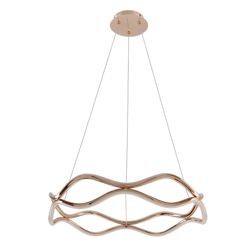 LED полилей на кабел VAVE LED/28W/230V розово злато