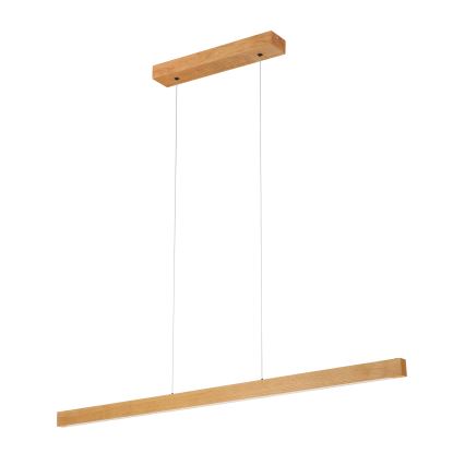 LED полилей на кабел VERDE LED/18W/230V 3000K 106 cm дъб