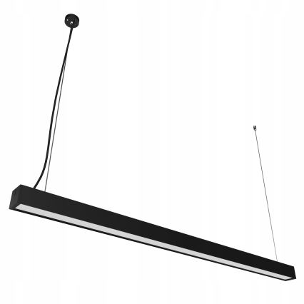 LED полилей на кабел/за повърхностен монтаж LED/44W/230V 6000K 120 cm черен