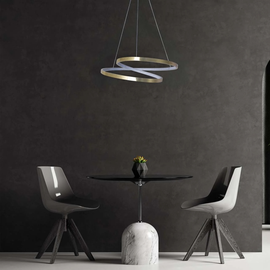 LED полилей на кабел ZEFIRA LED/40W/230V 4000K Ø 50 см златист