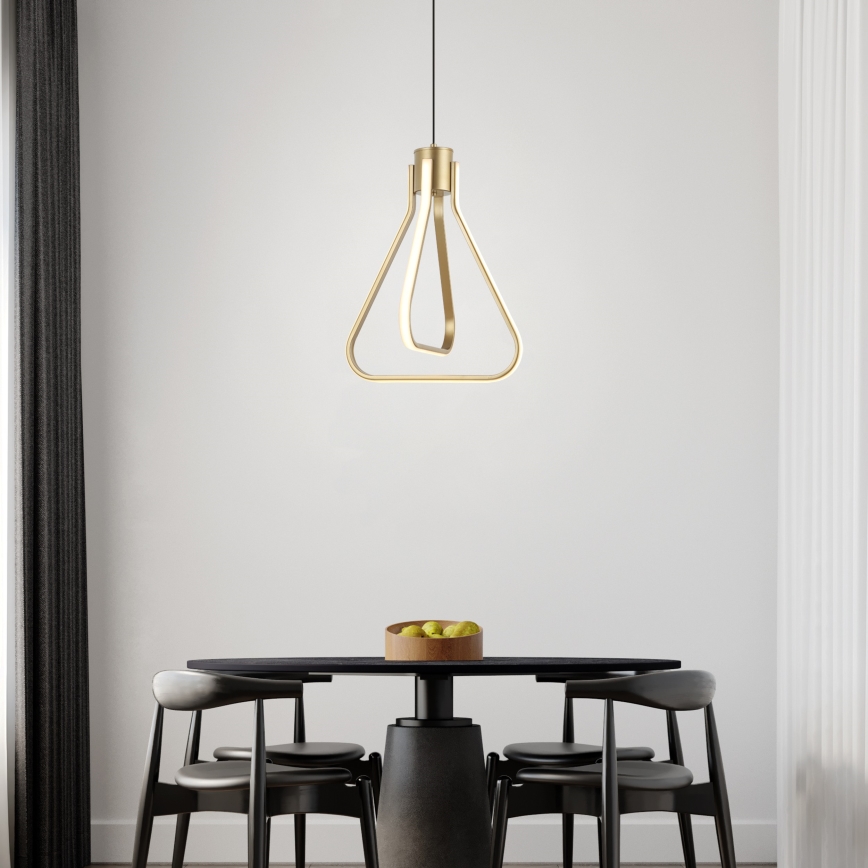 LED полилей на кабел ZING LED/19W/230V златен