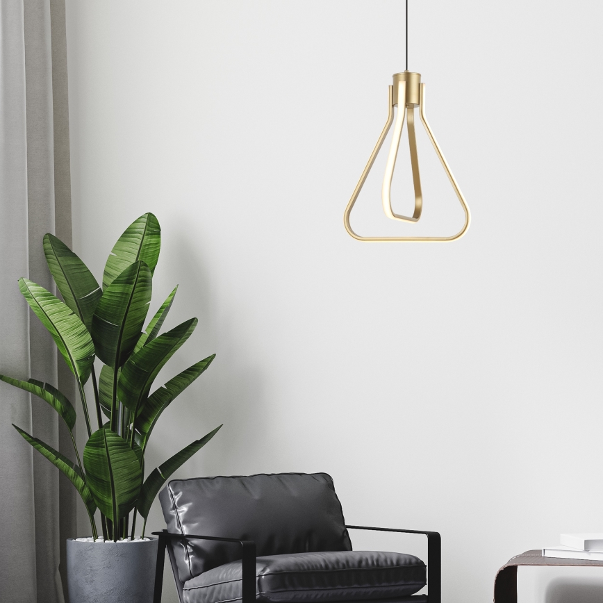 LED полилей на кабел ZING LED/19W/230V златен