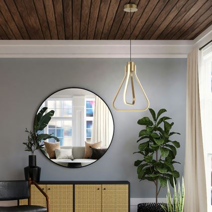 LED полилей на кабел ZING LED/19W/230V златен