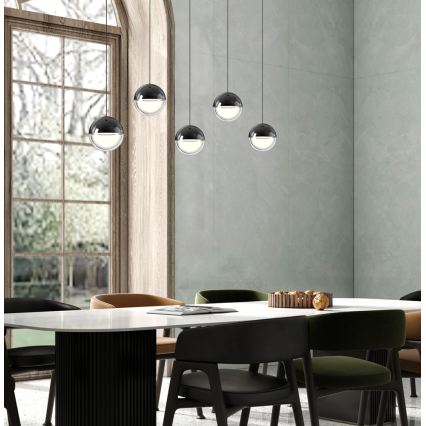 LED полилей на кабел ZIREA LED/30W/230V черен