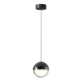 LED полилей на кабел ZIREA LED/7W/230V черен