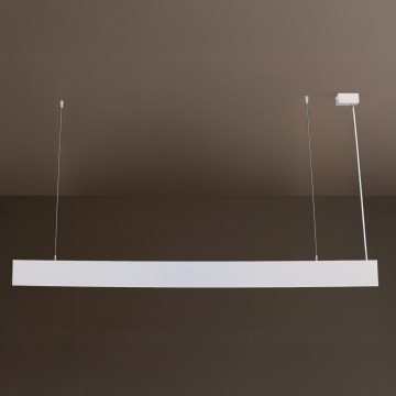 LED полилей с кабелно окачване, 55 W, 230 V, 3000/4000/6500 K, 120 cm, бял