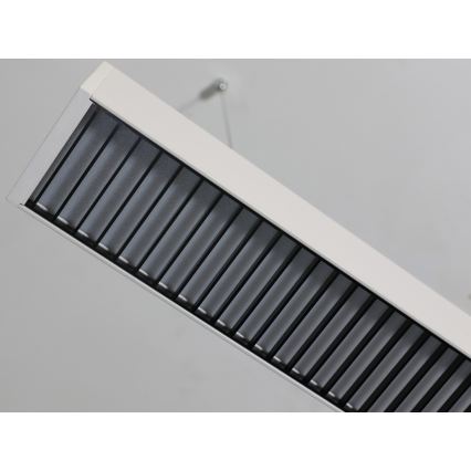 LED полилей с кабелно окачване, 55 W, 230 V, 3000/4000/6500 K, 120 cm, бял