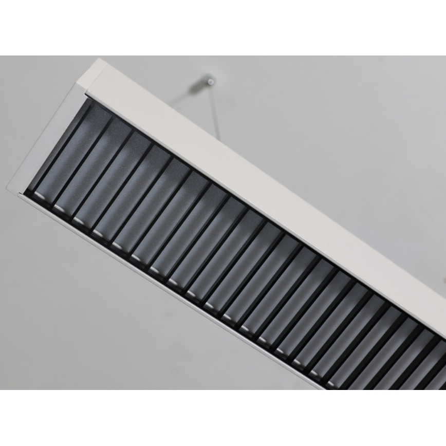 LED полилей с кабелно окачване, 55 W, 230 V, 3000/4000/6500 K, 120 cm, бял