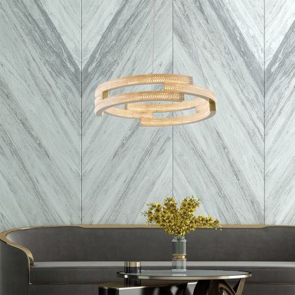 LED полилей с кабелно окачване TARJA LED/36W/230V 3000/4000/6000K Ø 60 см златен