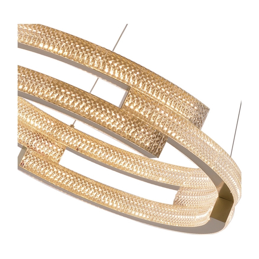 LED полилей с кабелно окачване TARJA LED/36W/230V 3000/4000/6000K Ø 60 см златен