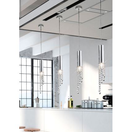 LED Полилей висящ на кабел DUERO LED/3W/230V