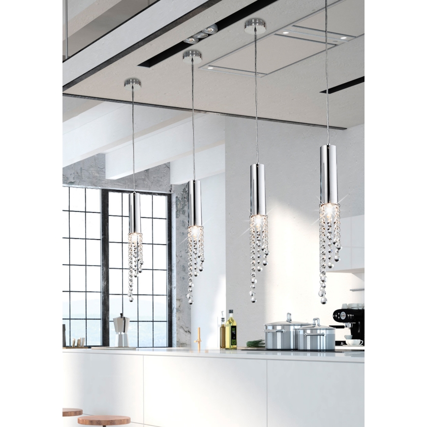 LED Полилей висящ на кабел DUERO LED/3W/230V