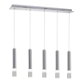 LED Полилей висящ на кабел ICE 5xLED/5W/230V