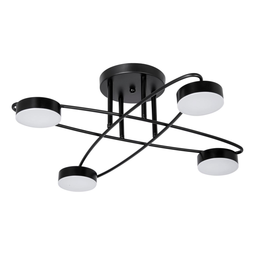 LED Полилей за повърхностен монтаж 4xLED/7W/230V черен
