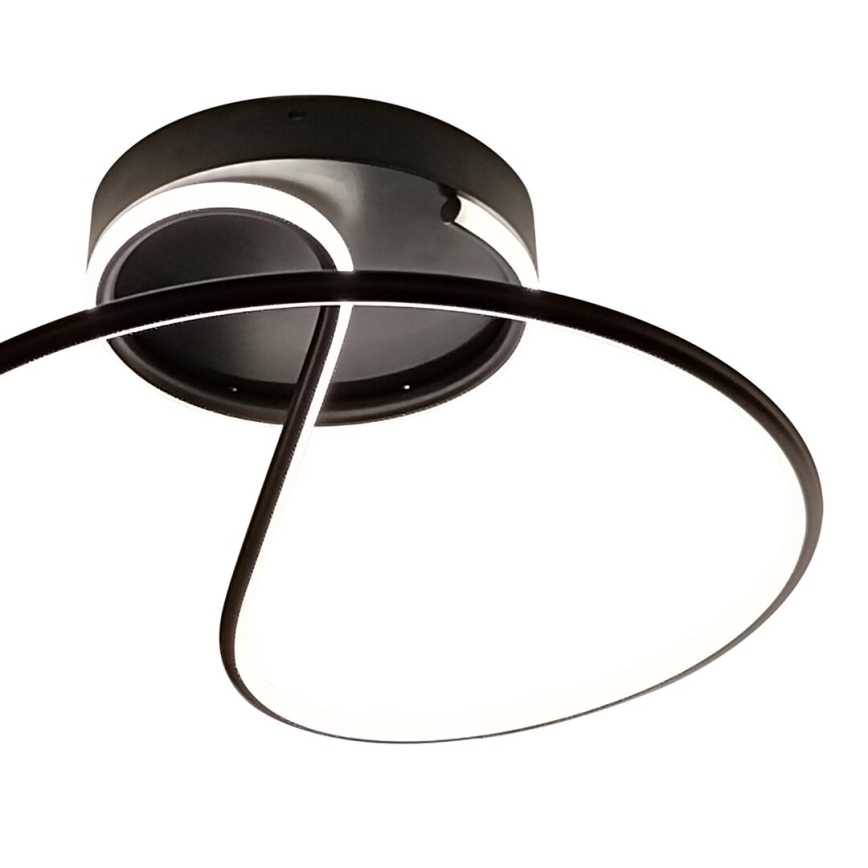 LED Полилей за повърхностен монтаж DELTA LED/30W/230V черен