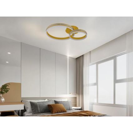 LED полилей за повърхностен монтаж с димираща функция LED/110W/230V 3000-6500K + дистанционно управление