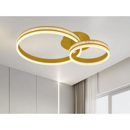 LED полилей за повърхностен монтаж с димираща функция LED/110W/230V 3000-6500K + дистанционно управление