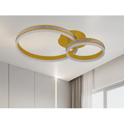 LED полилей за повърхностен монтаж с димираща функция LED/110W/230V 3000-6500K + дистанционно управление