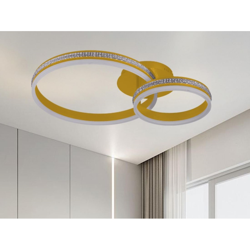 LED полилей за повърхностен монтаж с димираща функция LED/110W/230V 3000-6500K + дистанционно управление