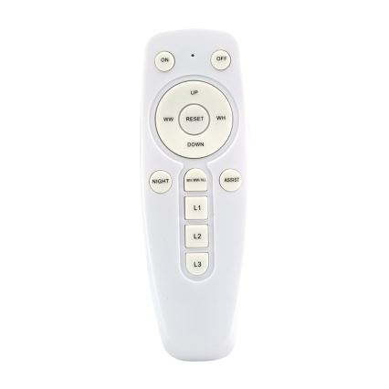 LED Димируем полилей за повърхностен монтаж SIENA LED/72W/230V бял + дистанционно управление