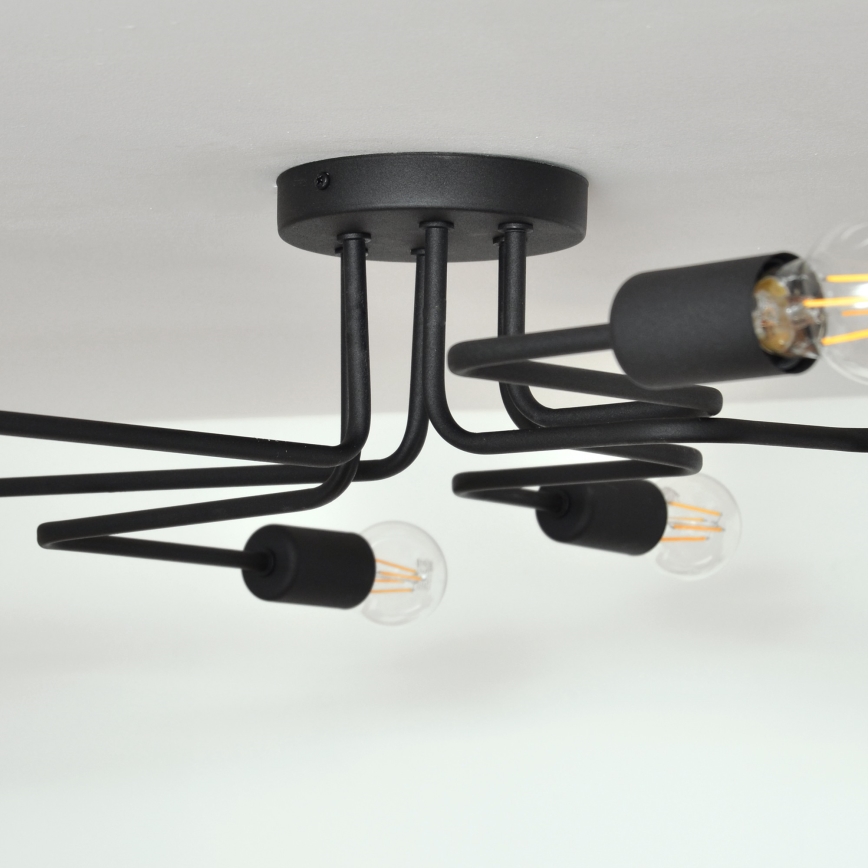 LED Полилей за повърхностен монтаж TUBE 6xE27/15W/230V