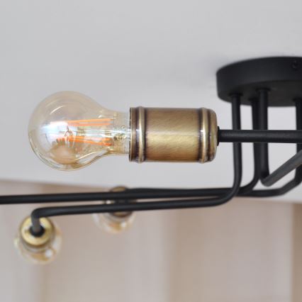 LED Полилей за повърхностен монтаж TUBE 6xE27/15W/230V