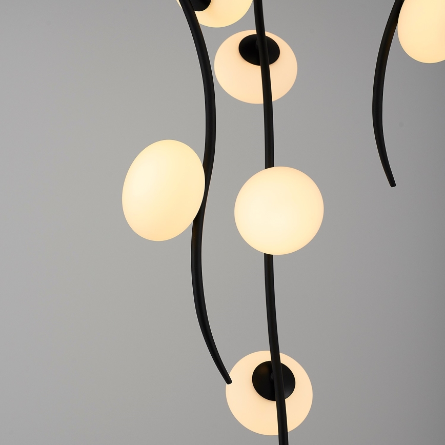 LED повърхностно монтирана люстра GELA 18xLED/3W/230V 3000K черна