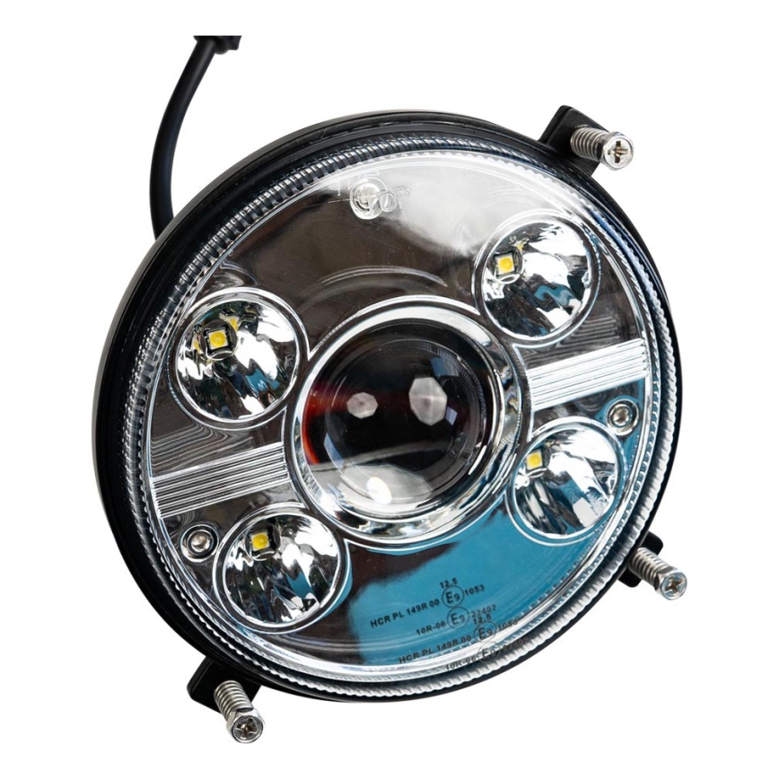 LED Преден фар за трактор LED/50W/10-30V IP69 5700K кръгла