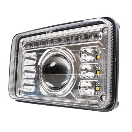 LED предна светлина за трактор LED/69W/10-30V IP69 5700K правоъгълна