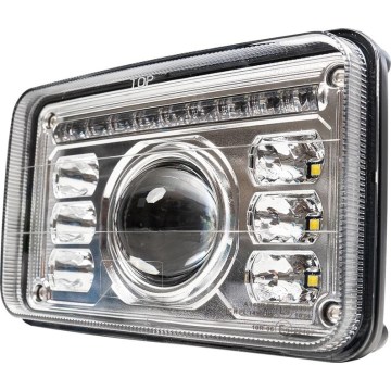 LED предна светлина за трактор LED/69W/10-30V IP69 5700K правоъгълна