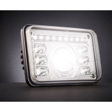 LED предна светлина за трактор LED/69W/10-30V IP69 5700K правоъгълна