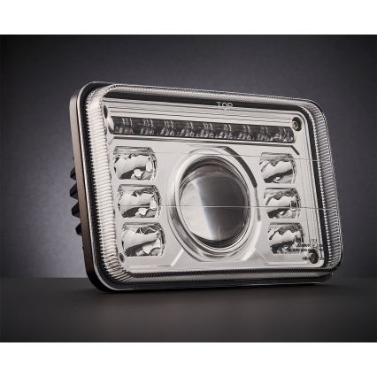 LED предна светлина за трактор LED/69W/10-30V IP69 5700K правоъгълна