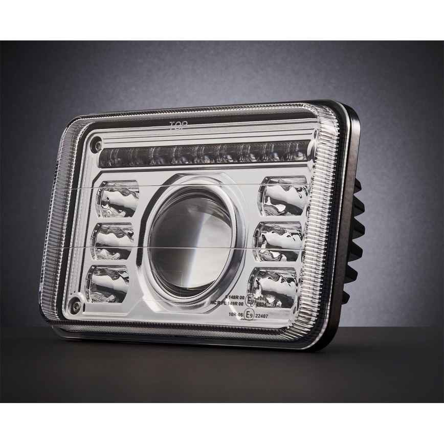 LED предна светлина за трактор LED/69W/10-30V IP69 5700K правоъгълна