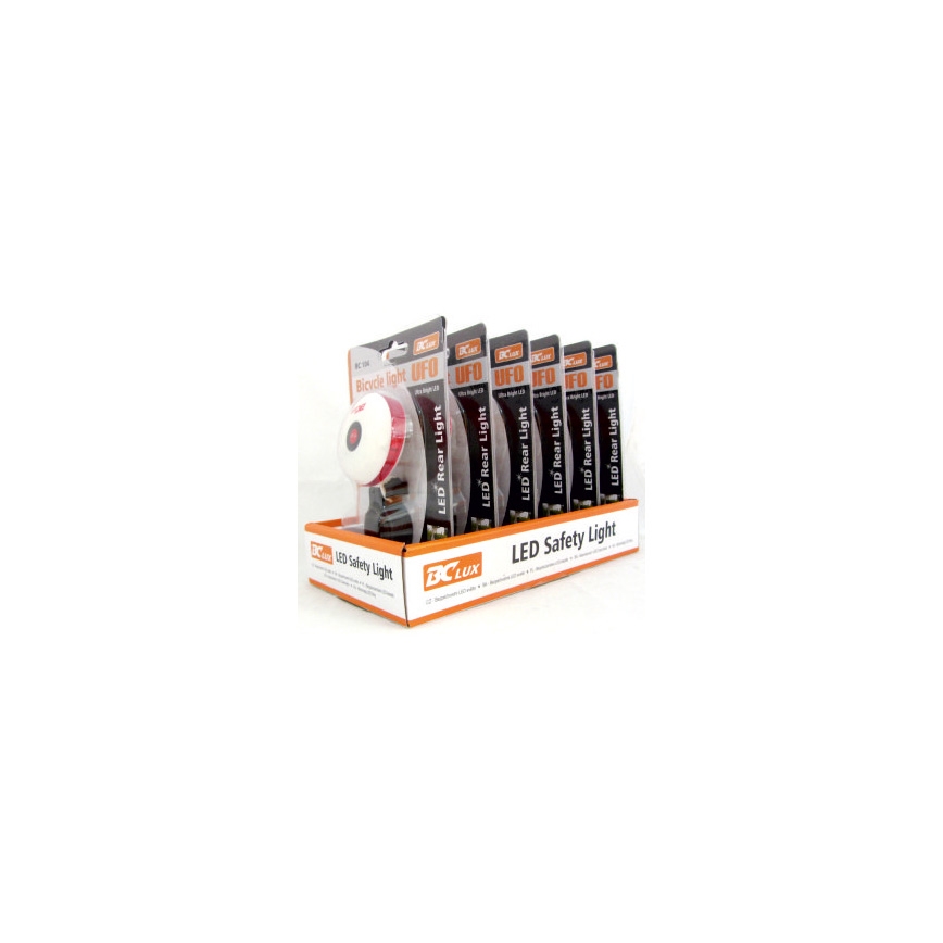 LED Предпазна светлина за колело BCLUX LED/2xAAA