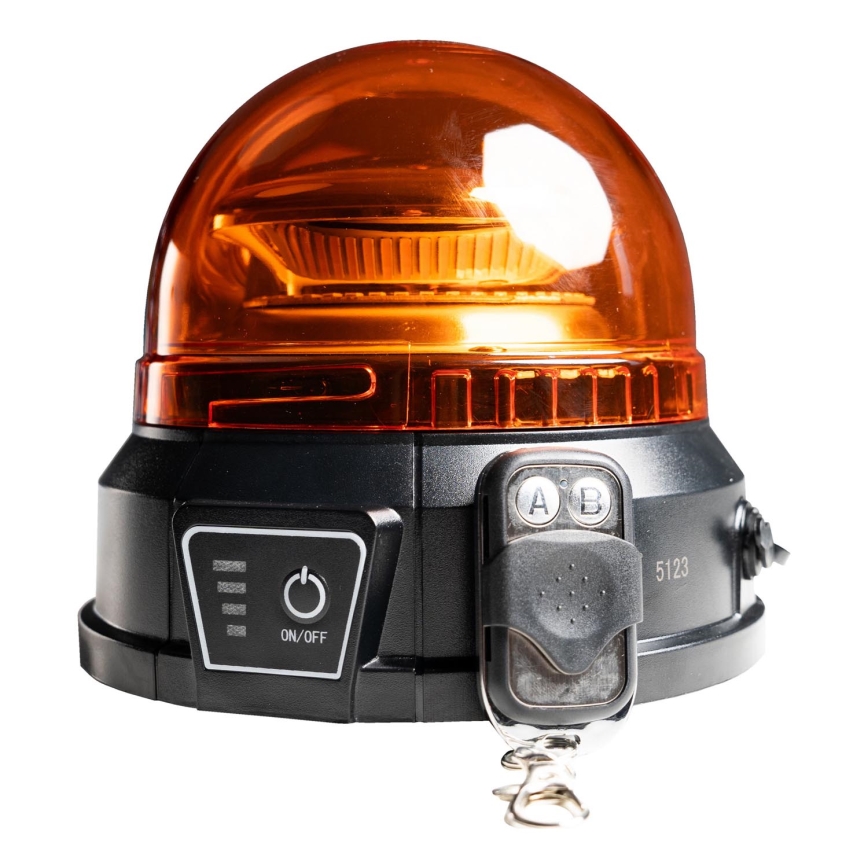 LED предупредителна лампа LED/12-24V IP65 + дистанционно управление