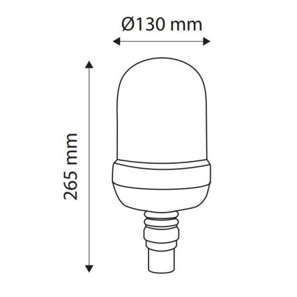 LED Предупредителна лампа LIGHT LED H1/12-24V