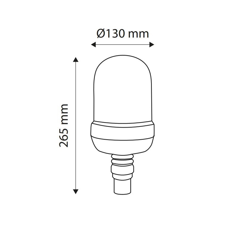 LED Предупредителна лампа LIGHT LED H1/12-24V