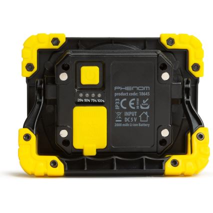 LED Преносим мини прожектор LED/5W/5V Li-Ion 2000mAh IP33