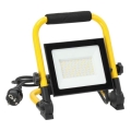 LED Преносим прожектор TIGRA LED/50W/4000K IP54 черен/жълт