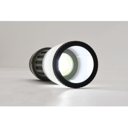 LED Преносима акумулаторна лампа с капан за насекоми LED/2W/1800mAh/3xAAA IPX4 зелена