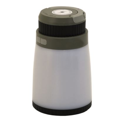 LED Преносима акумулаторна лампа с капан за насекоми LED/2W/1800mAh/3xAAA IPX4 зелена