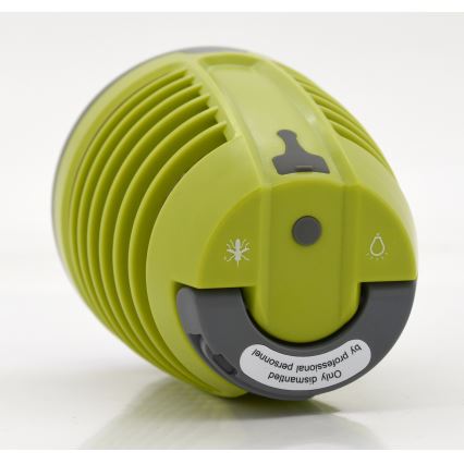 LED Преносима акумулаторна лампа с капан за насекоми LED/2W/3,7V 1800 mAh IPX4 зелена
