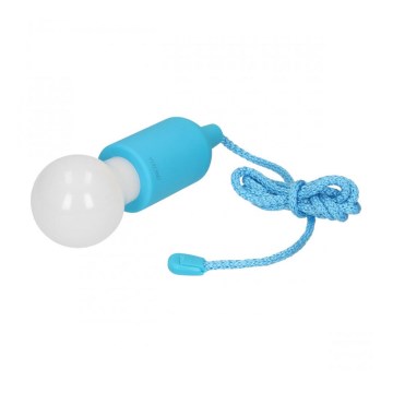 LED Преносима лампа LED/1W/3xAAA синя