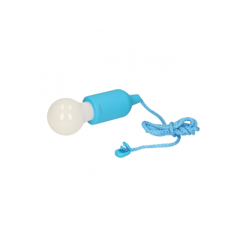 LED Преносима лампа LED/1W/3xAAA синя