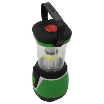 LED Преносима лампа LED/3xLR20 IP44 черна/зелена + дистанционно