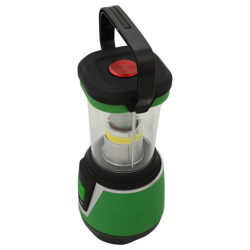 LED Преносима лампа LED/3xLR20 IP44 черна/зелена + дистанционно