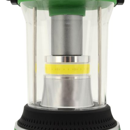LED Преносима лампа LED/3xLR20 IP44 черна/зелена + дистанционно