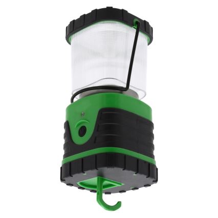 LED Преносима лампа LED/3xLR20 IP44 черна/зелена