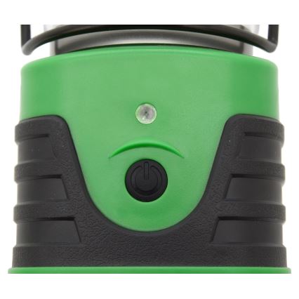 LED Преносима лампа LED/3xLR20 IP44 черна/зелена
